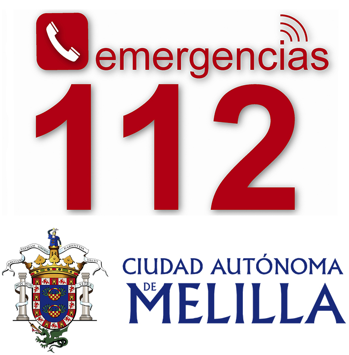 Cartel telfono de Emergencias 112