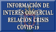 BANNER INFORMACIN INTERS COMERCIAL CRISIS COVID-19
