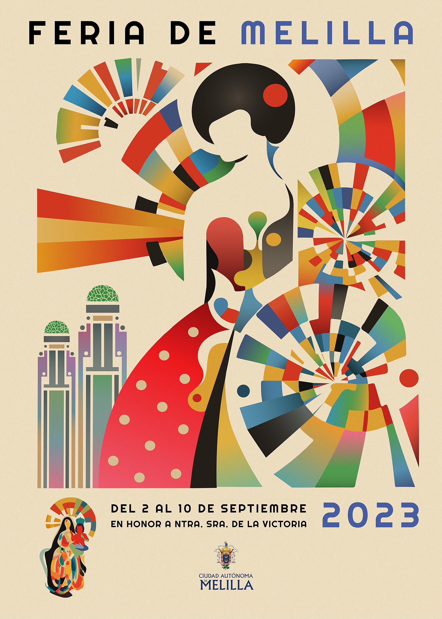 Cartel Feria de Melilla 2023