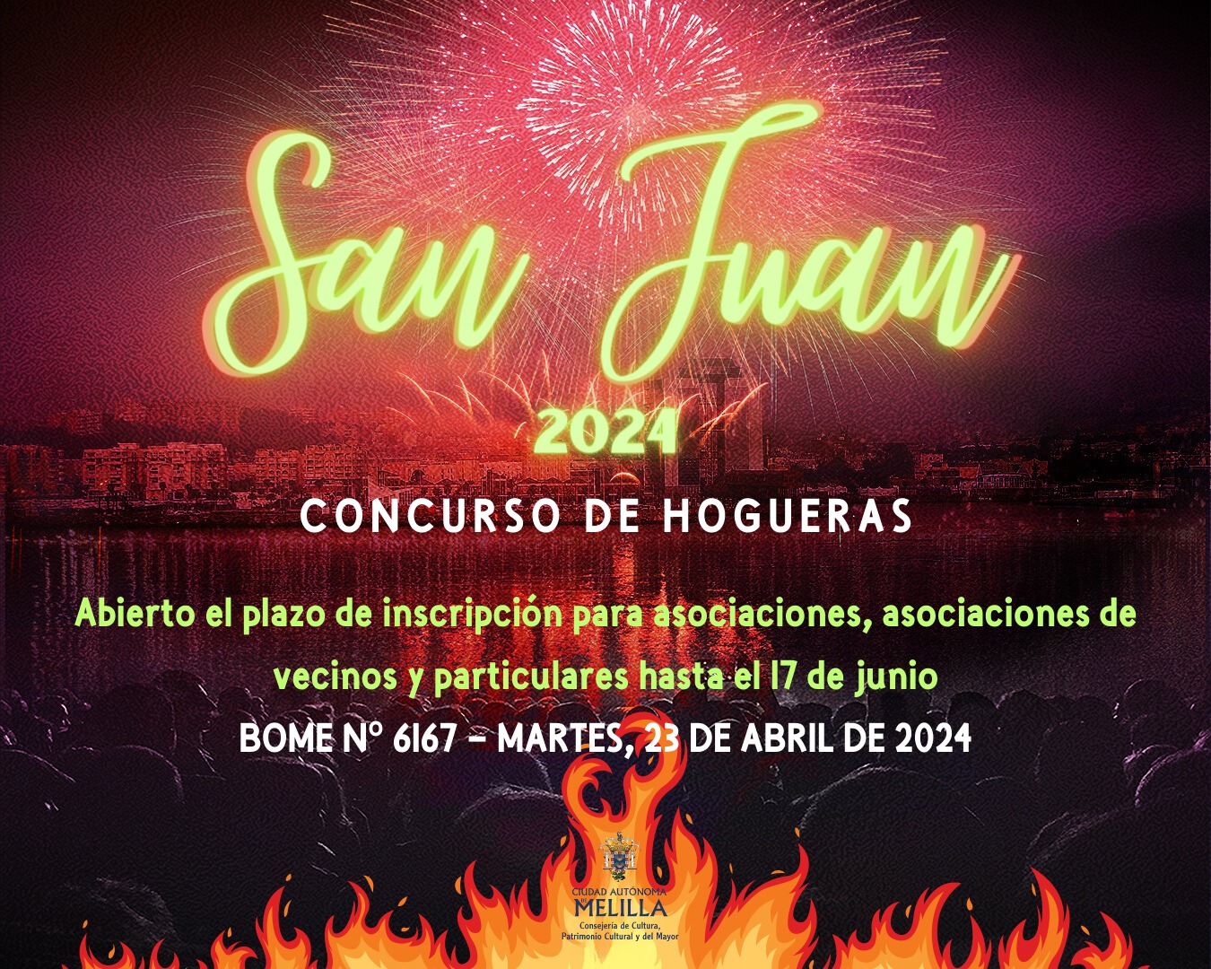 Convocatoria Concurso Hogueras de San Juan 2024