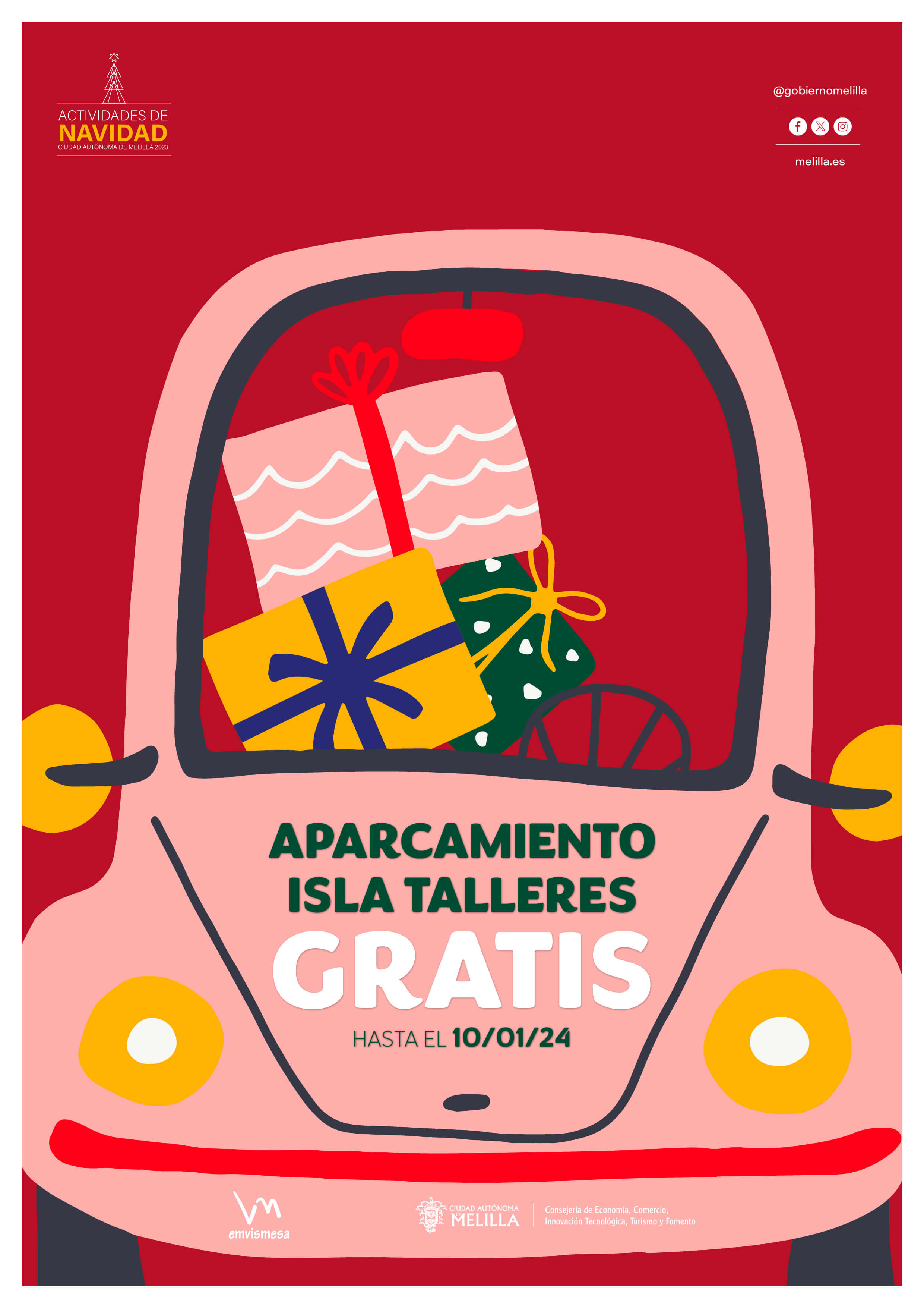 Parking Gratis Isla Talleres Disfruta de la Navidad en el Centro!