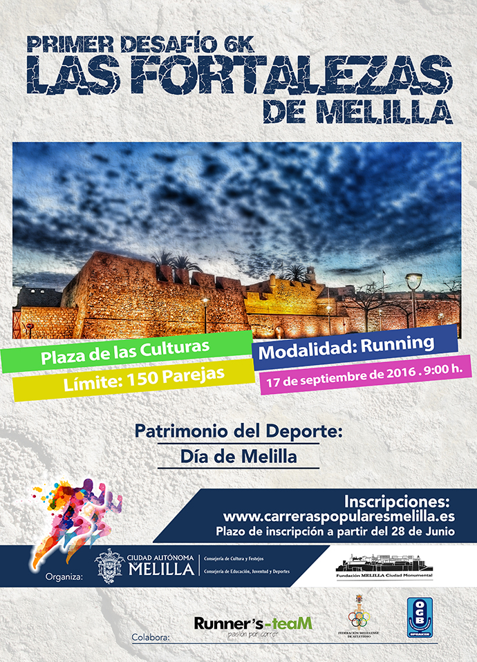 Primer desafo 6K - Las Fortalezas de Melilla