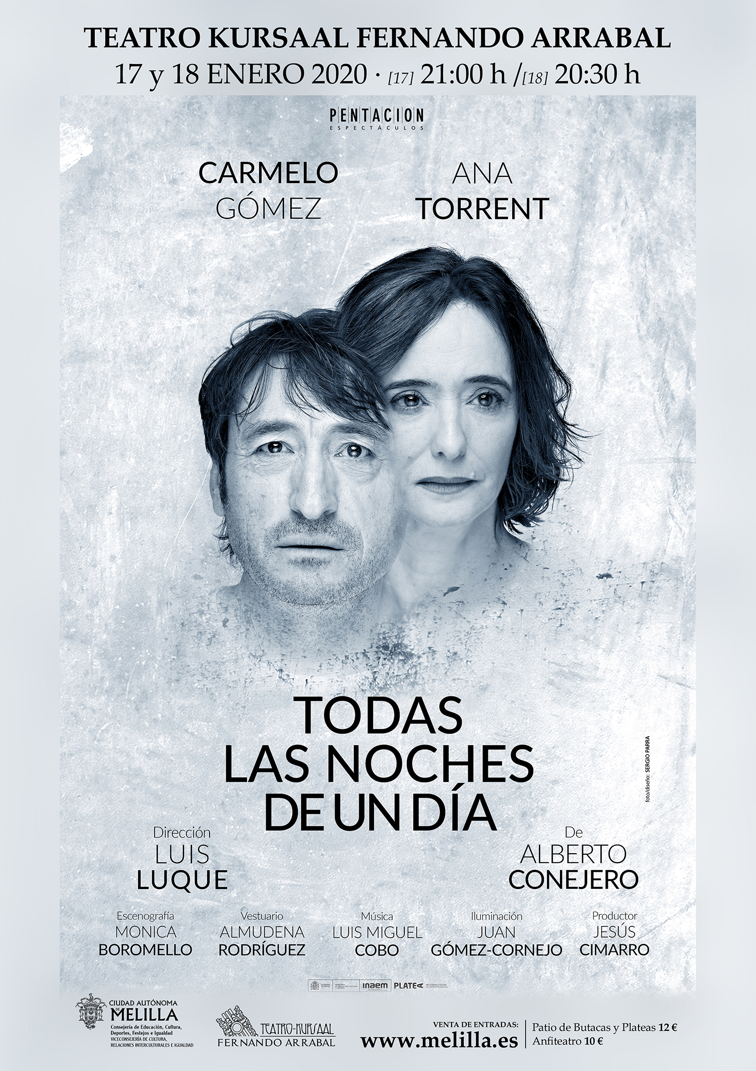 Cartel Teatro Kursaal - Todas las noches de un da