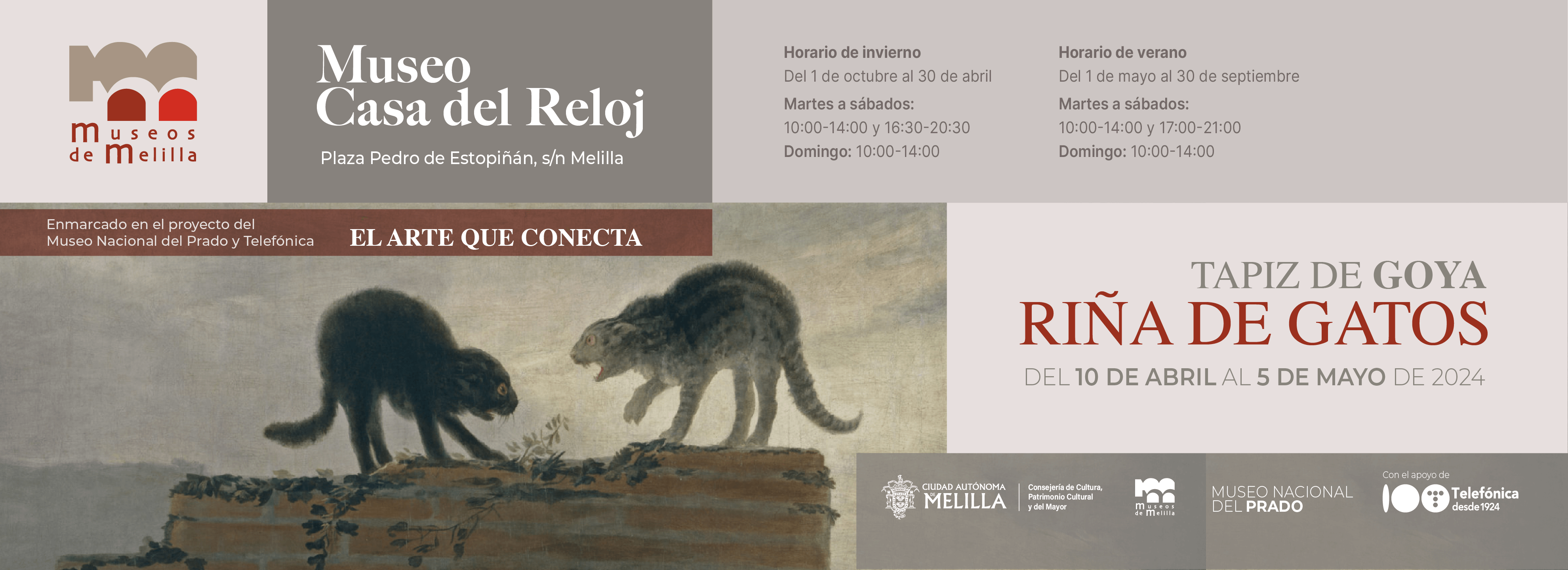 Exposicin - Tapiz de Goya ''Ria de Gatos''
