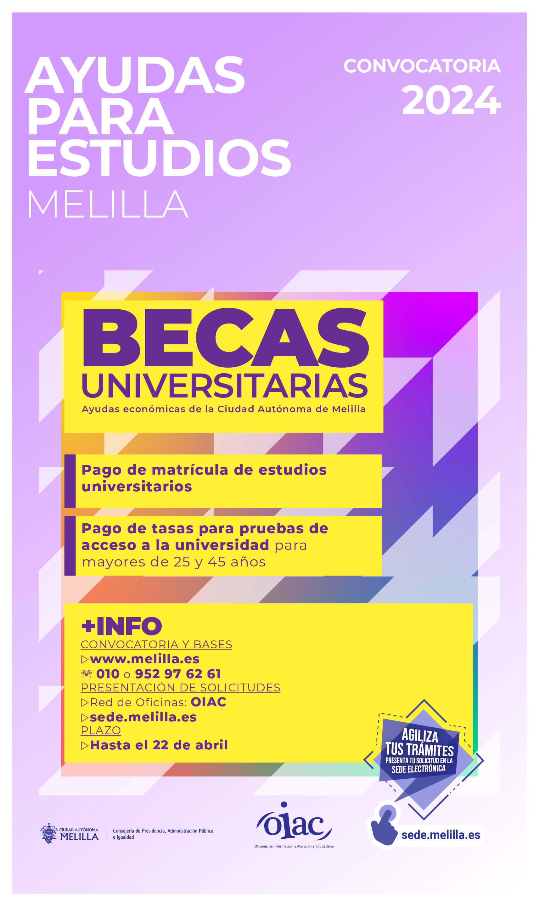 Cartel Campaa Ayudas para Estudios - Becas Universitarias