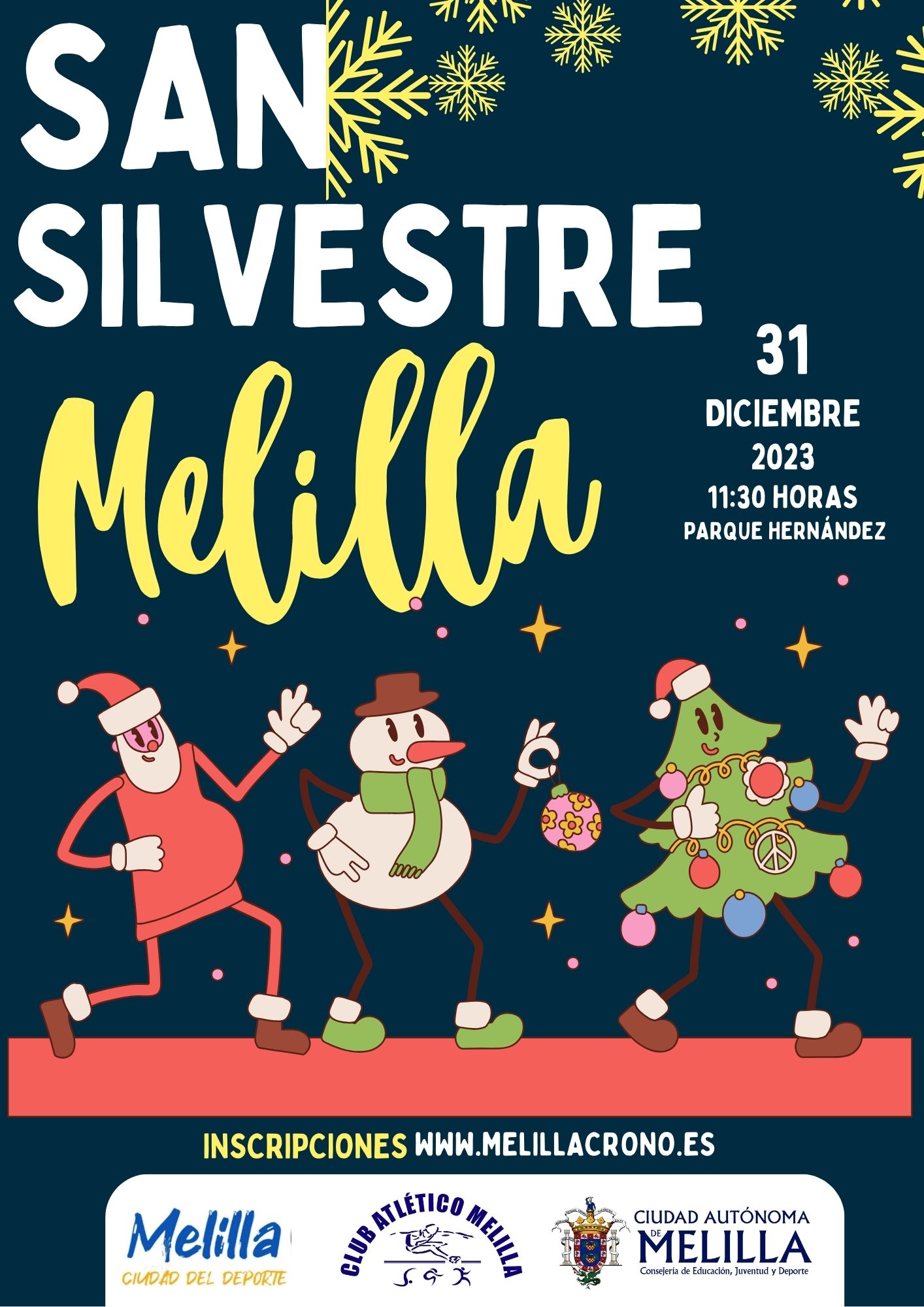 Cartel San Silvestre Melilla 2023