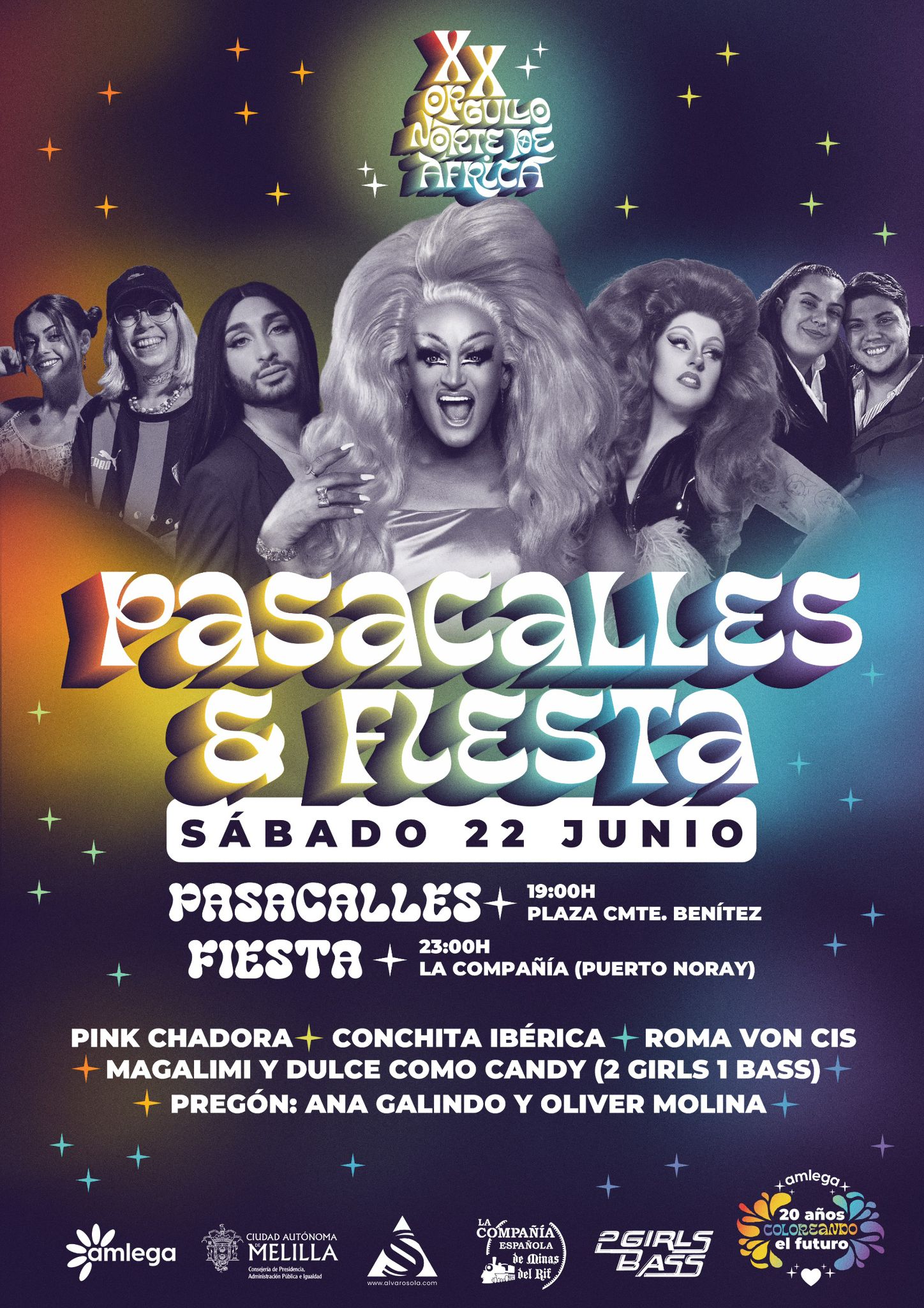 Cartel Pasacalles & Fiesta XX Orgullo Norte de frica