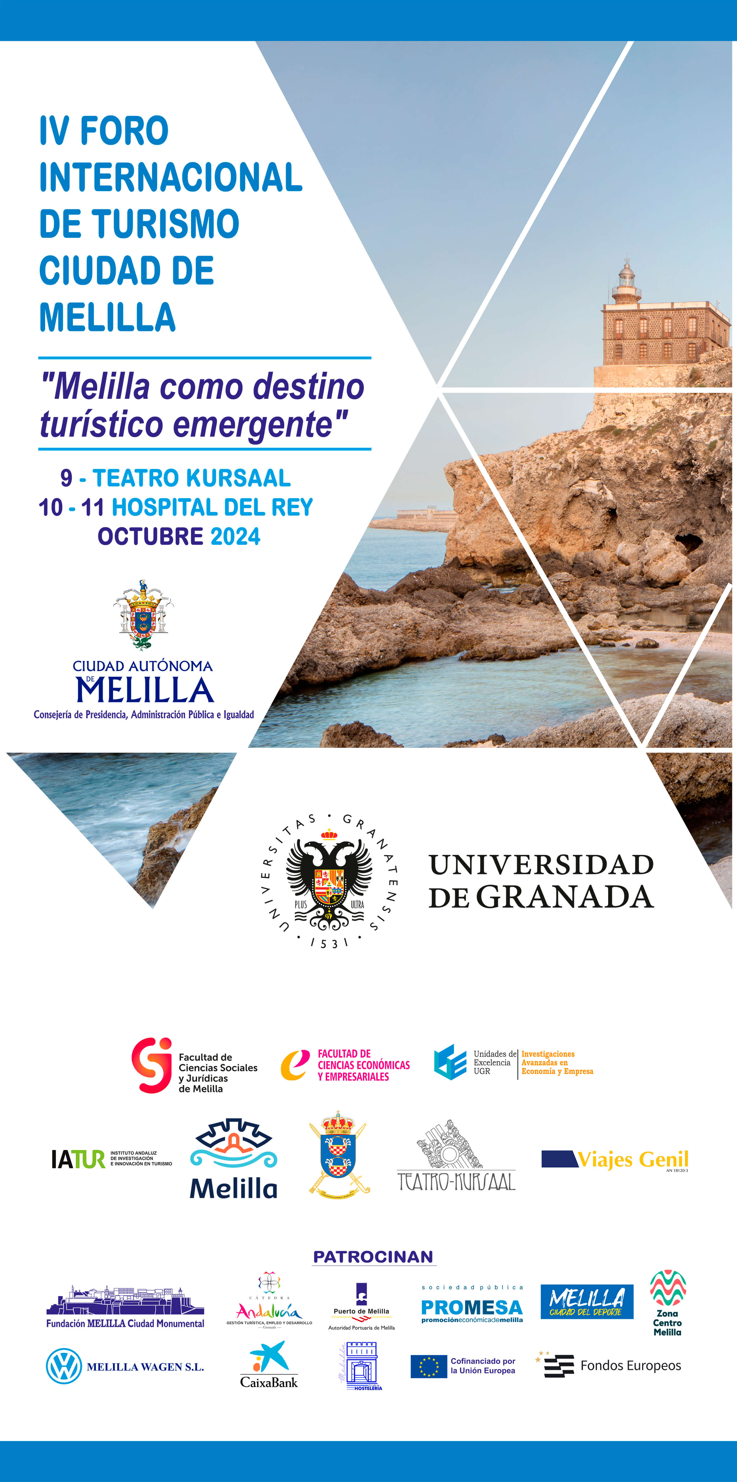 Cartel IV Foro Internacional de Turismo Ciudad de Melilla
