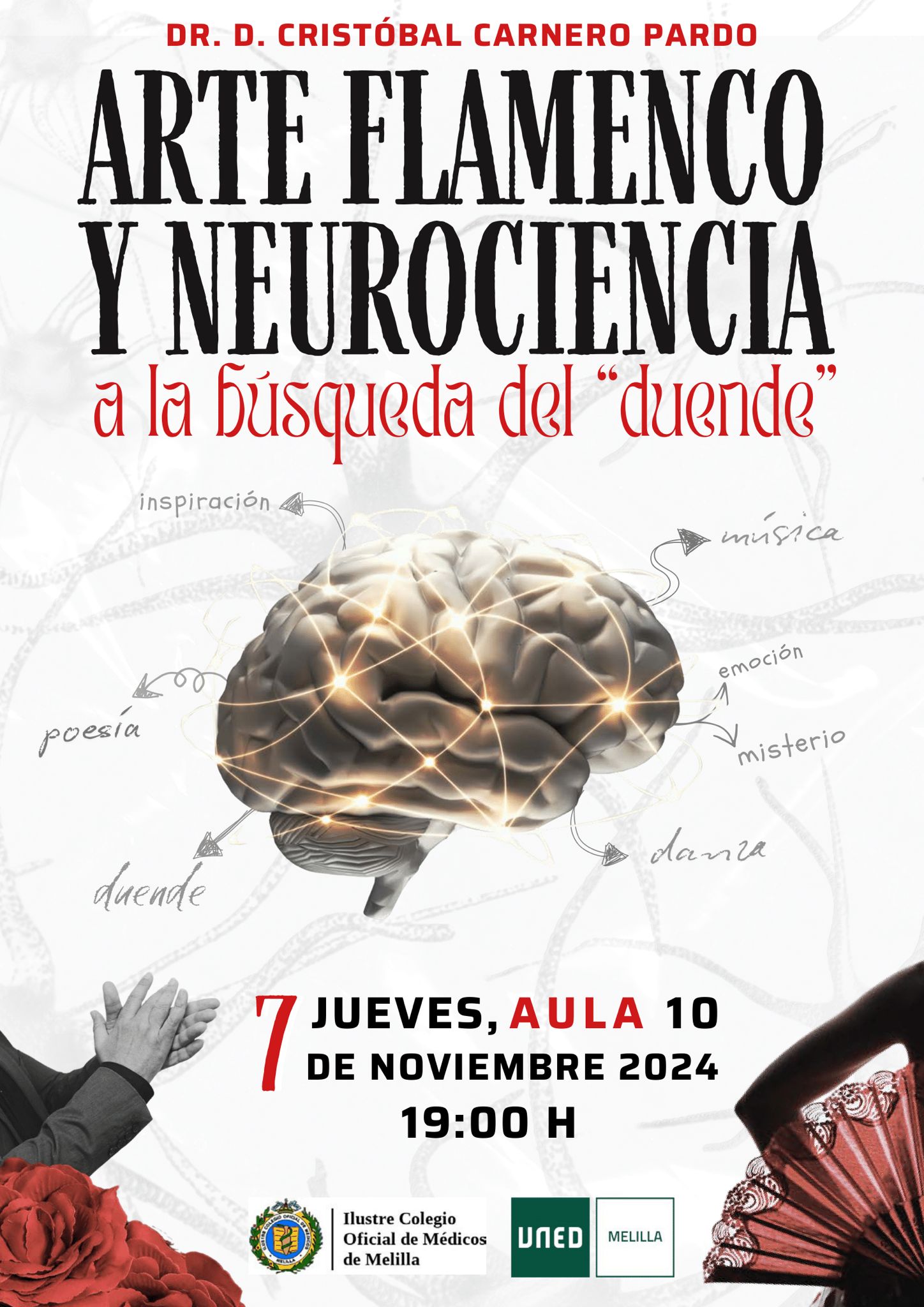 Cartel Arte Flamenco y Neurociencia, a la bsqueda del 'duende'