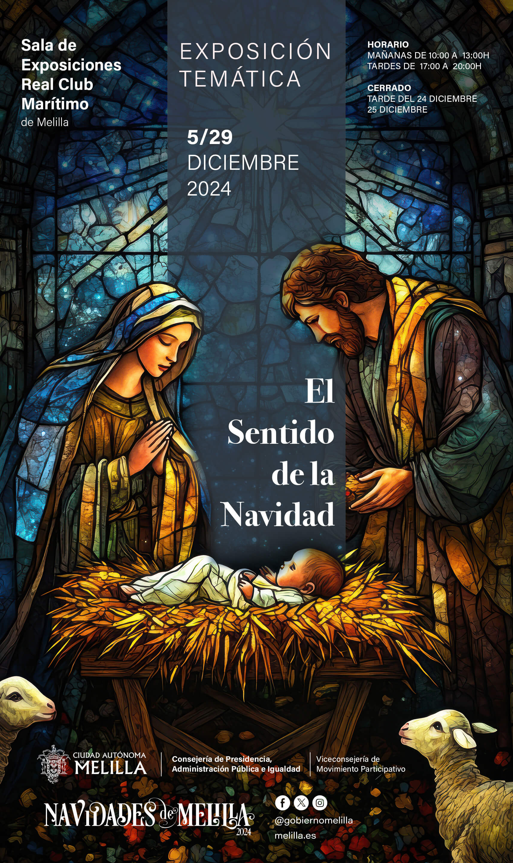 CARTEL Melilla es Navidad - Exposicin 'El sentido de la Navidad'