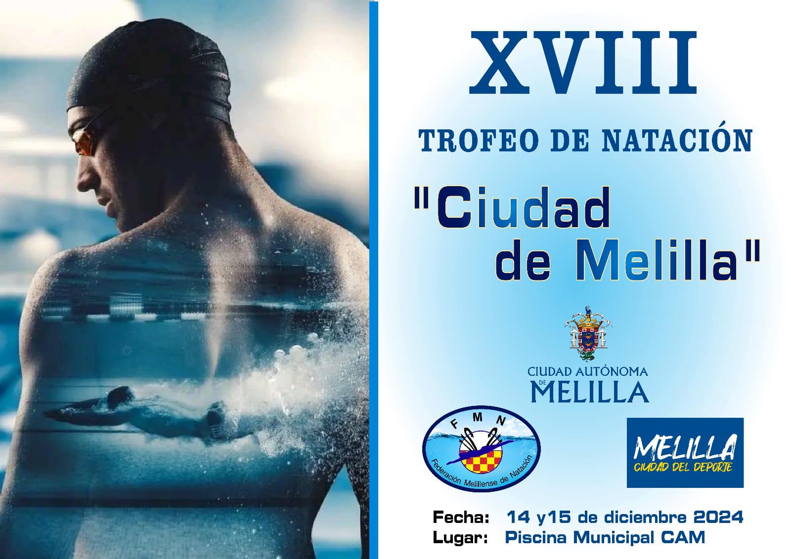 CARTEL XVIII Trofeo de Natacin 'Ciudad de Melilla'