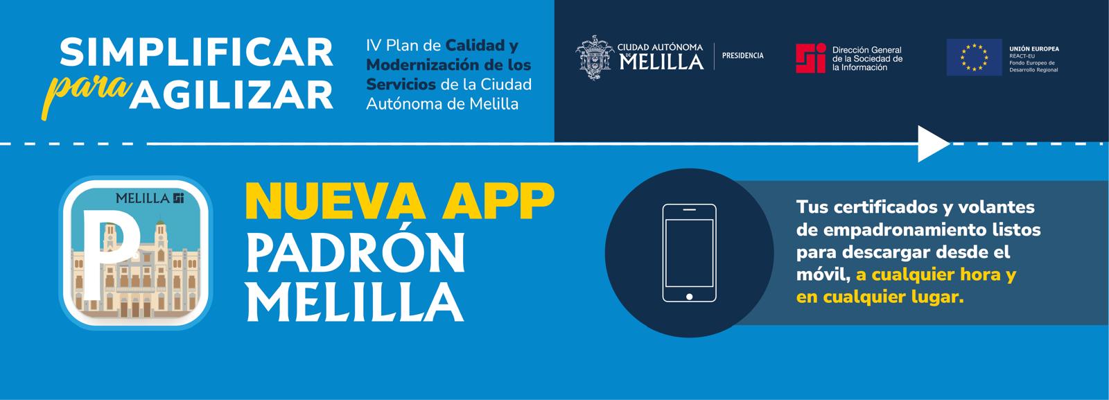 Nueva APP Padrn Melilla