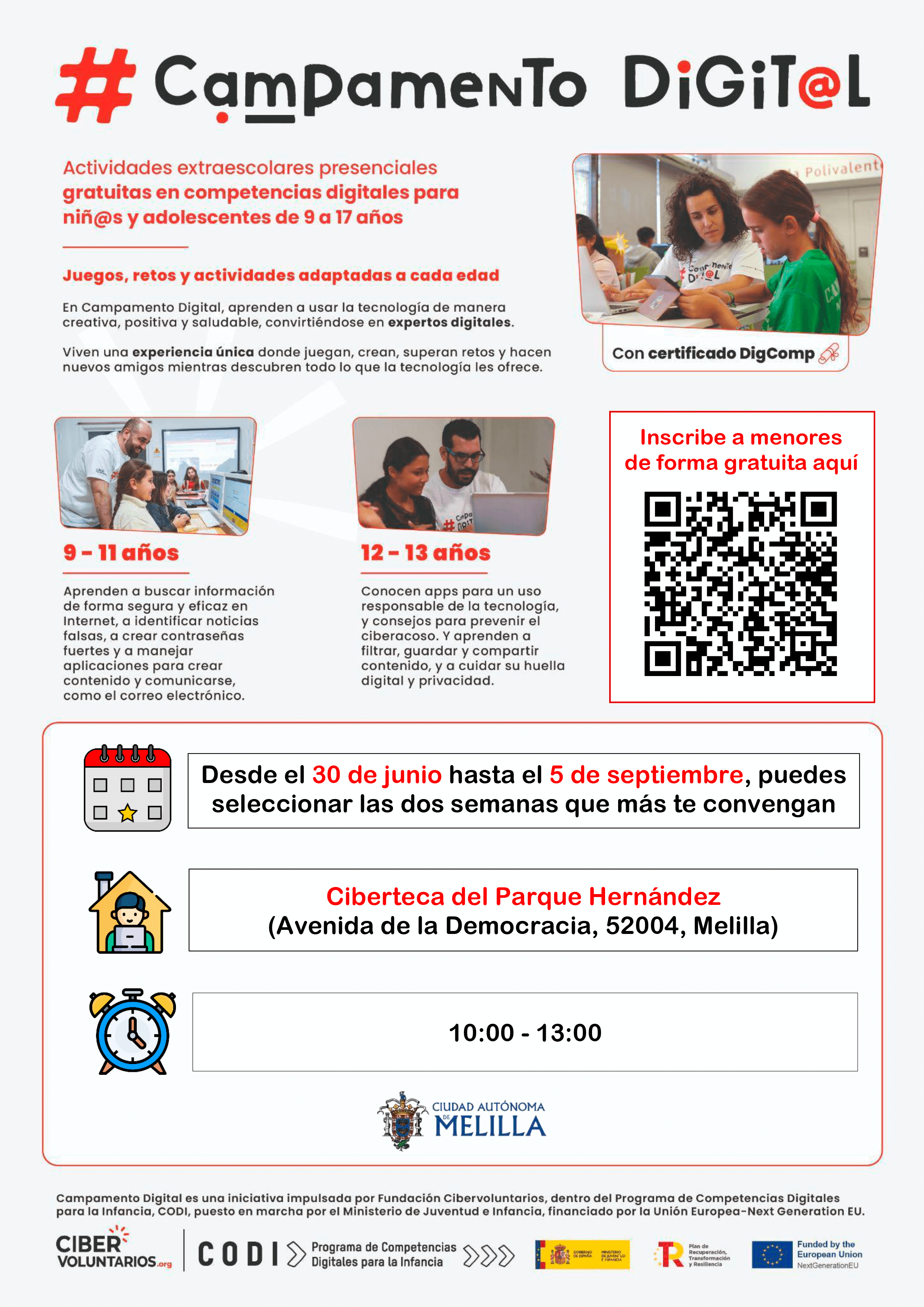 Cartel Campamento Digital 2025