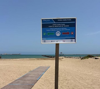 LA CONSEJERA DE MEDIO AMBIENTE DESIGNA LAS ZONAS DE PLAYA HABILITADAS PARA COLOCAR TOLDOS Y HACER BARBACOA