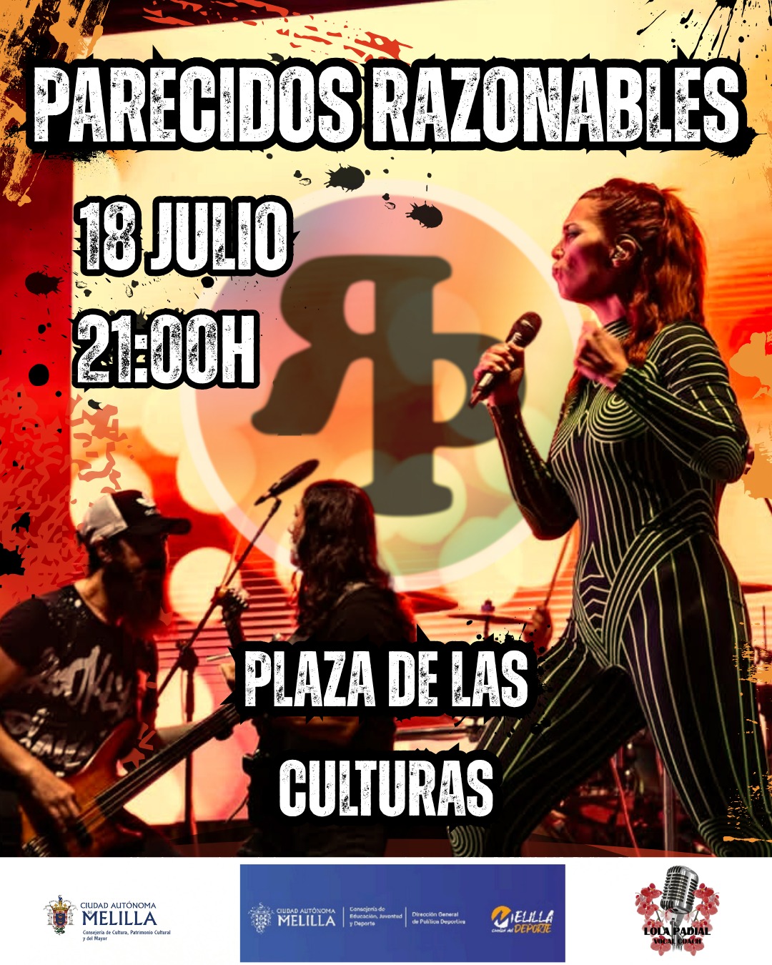 Cartel Concierto de Parecidos Razonables