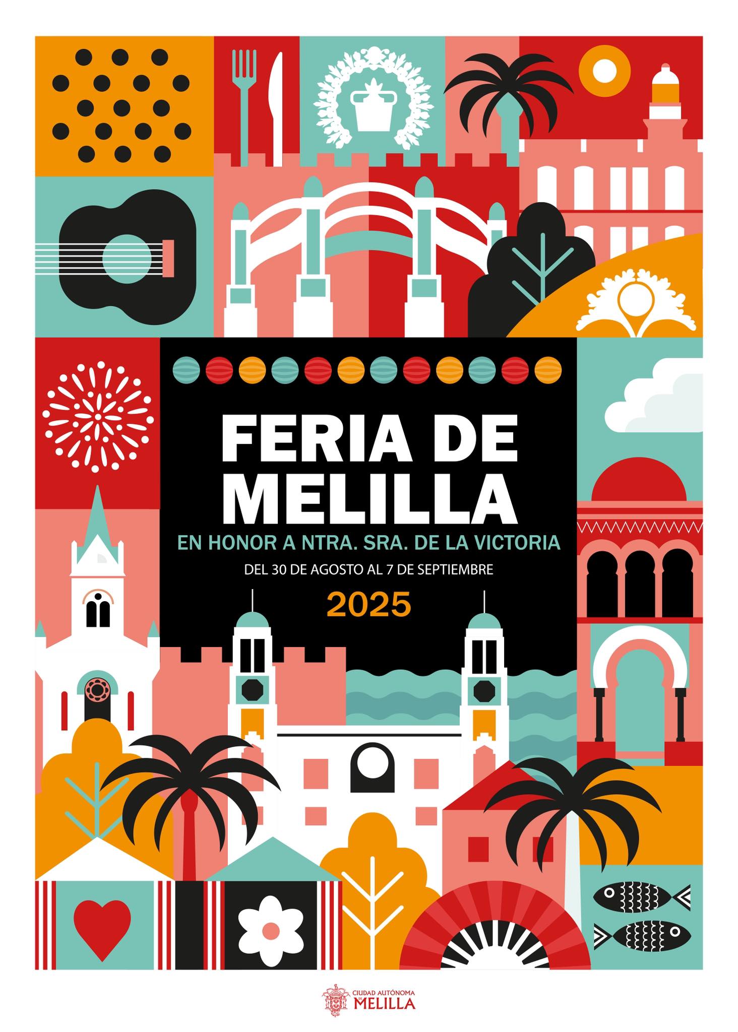 Cartel feria de Melilla 2025