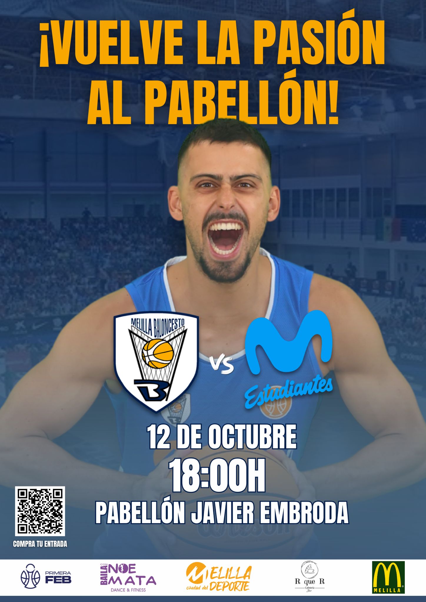 Cartel Vuelve la pasin al Javier Imbroda!