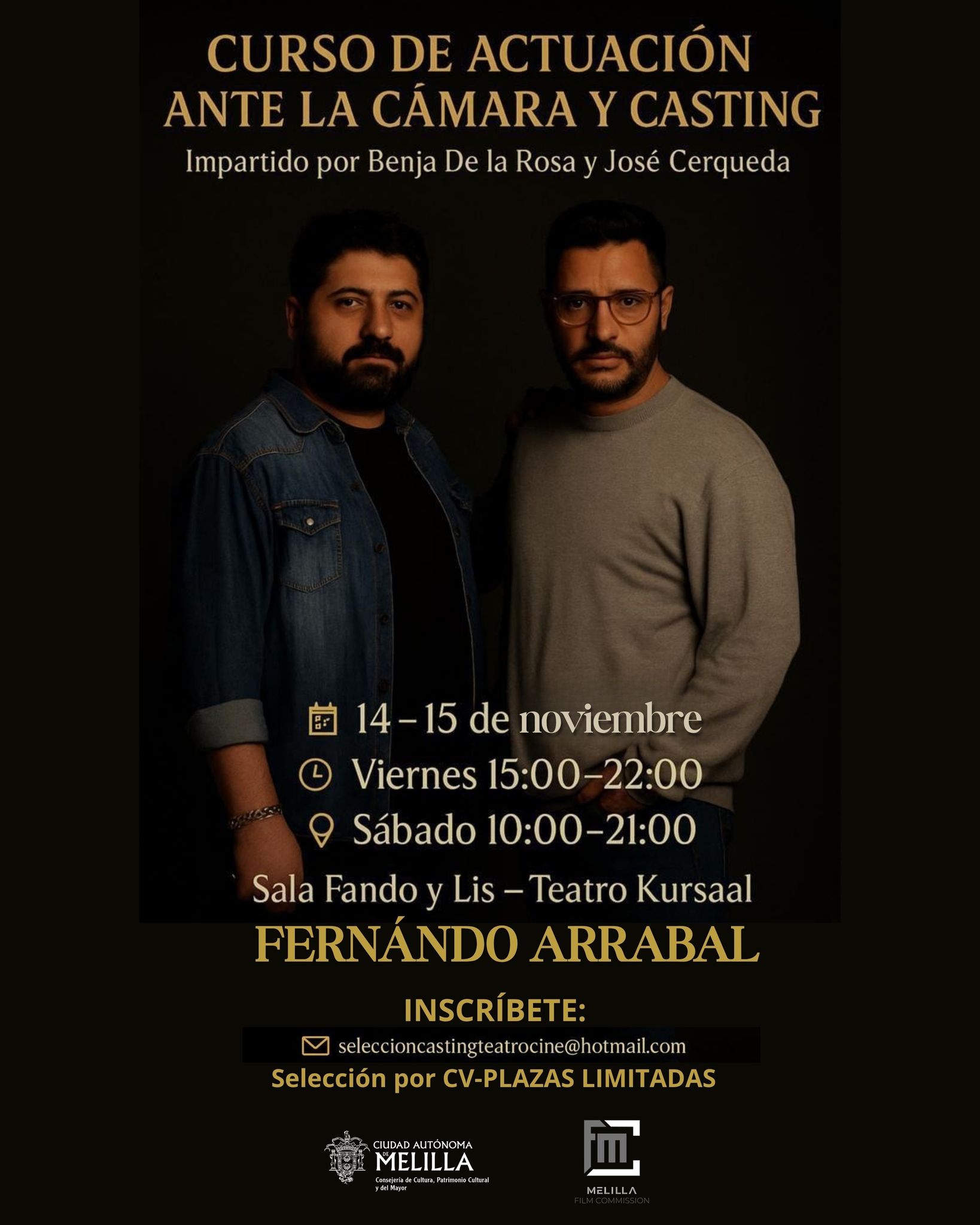 Curso de Actuacin ante la cmara y casting