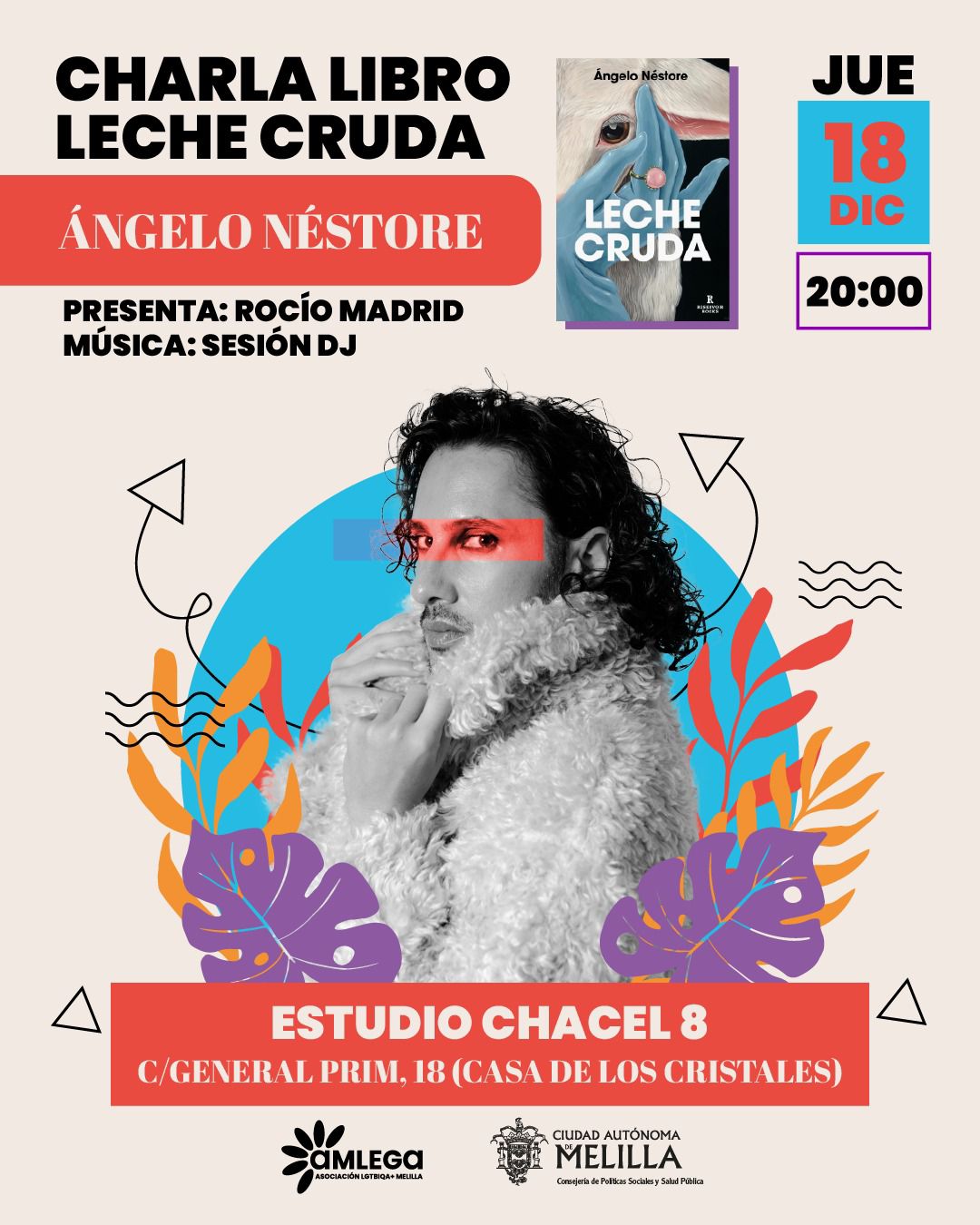Cartel Charla ngelo Nstore ''Leche Cruda''