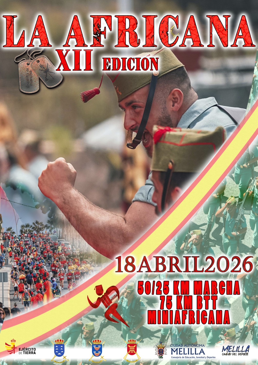 CARTEL La Africana XII Edici�n 