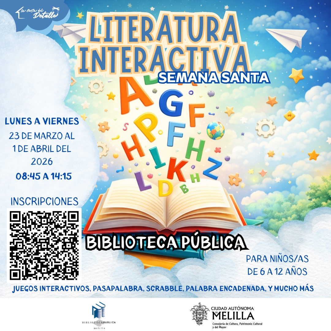 CARTEL Biblioteca P�blica - Literatura Interactiva: Semana santa