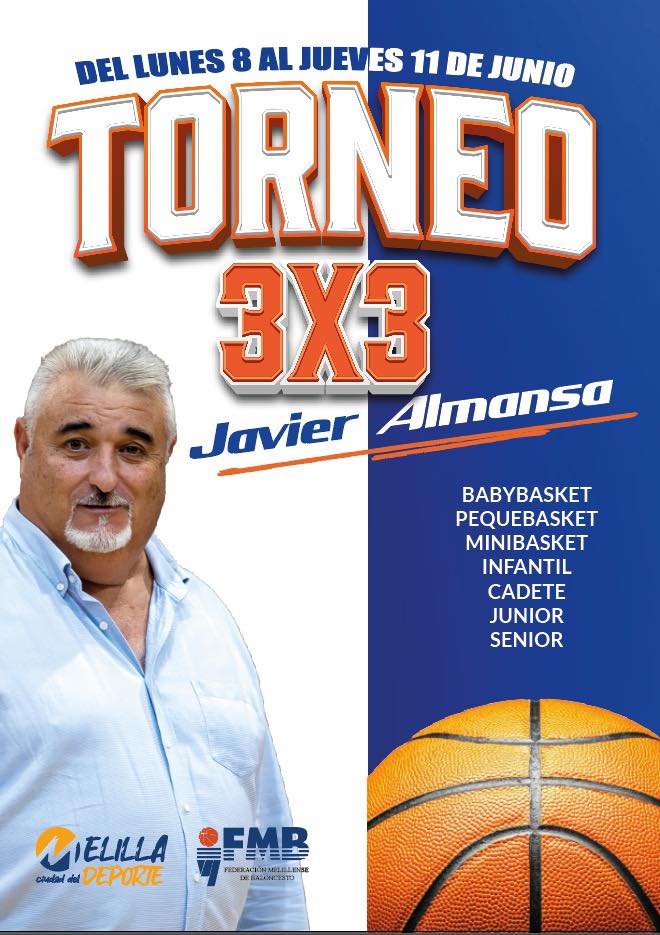 Cartel I Torneo 3x3 Javier Almansa