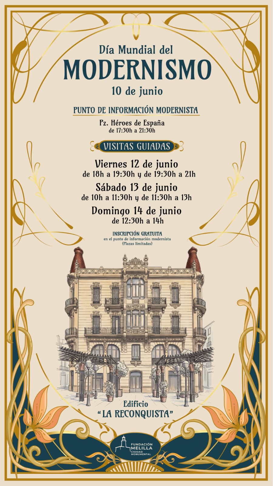 CARTEL D�a Mundial del Modernismo - Visitas Guiadas