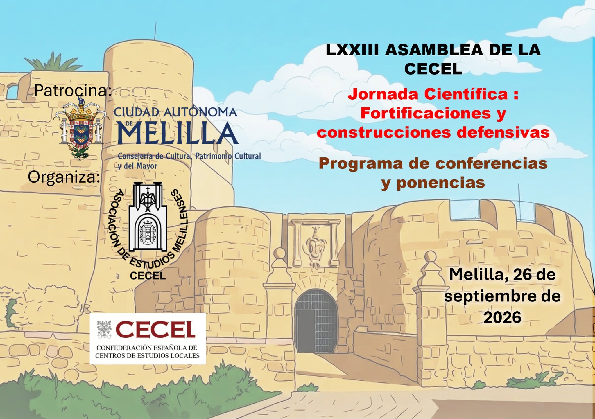 Cartel LXXIII Asamblea de la CECEL