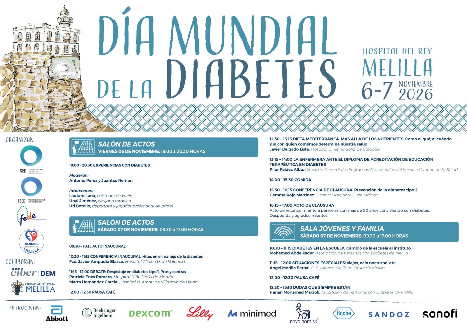 CARTEL Jornadas D�a Mundial de la Diabetes
