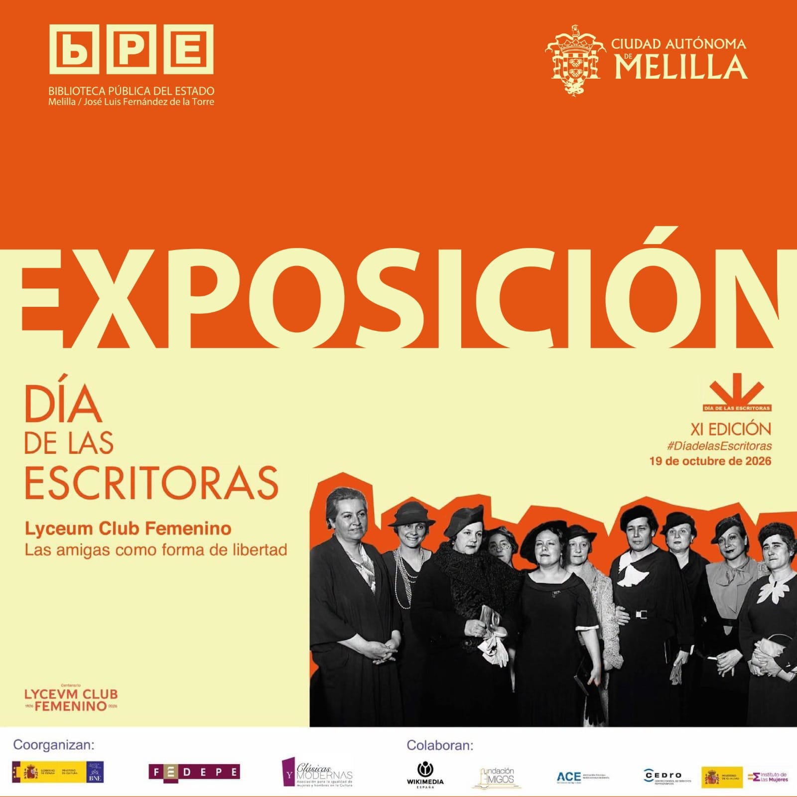 Cartel XI Edici�n del D�a de las Escritoras