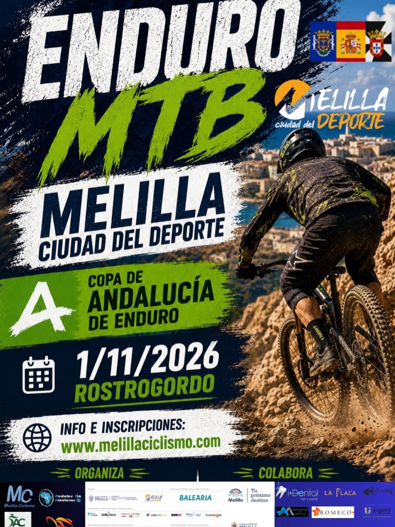 CARTEL Enduro MTB Melilla - Copa de Anadaluc�a de Enduro