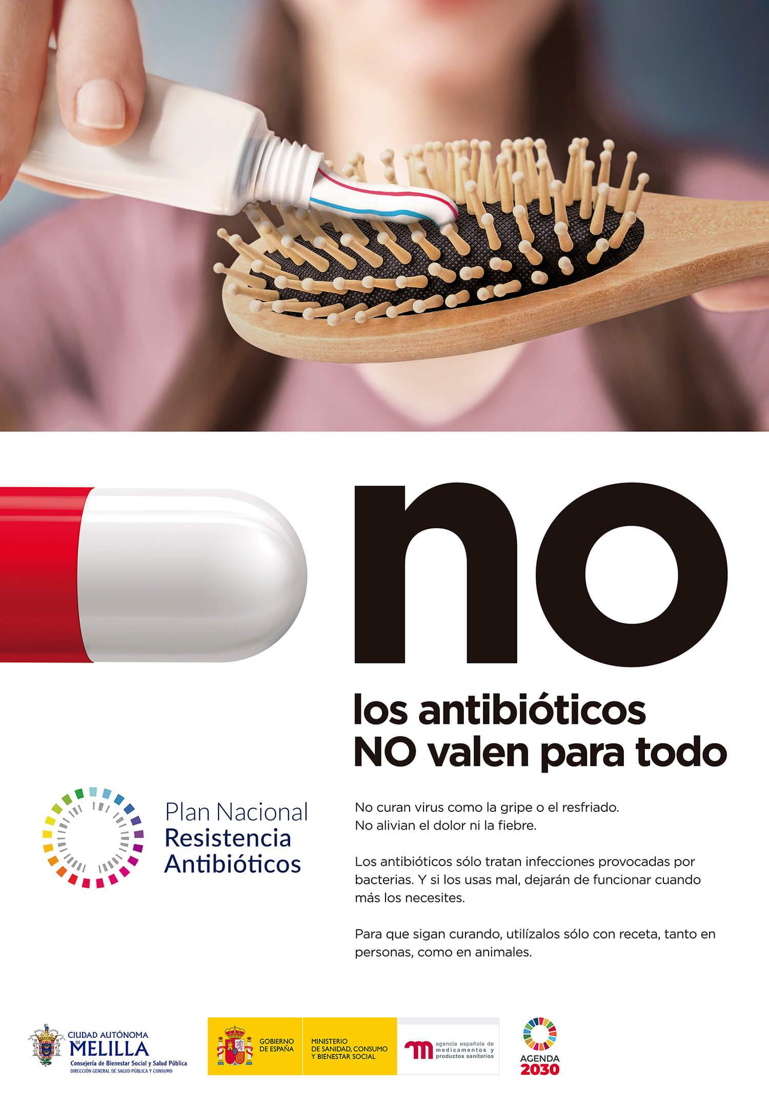 Cartel Plan Nacional Resistencia Antibi�ticos
