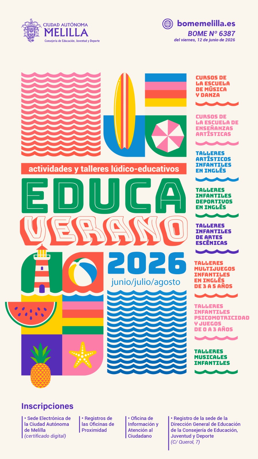 Cartel Programa Educa Verano 2026