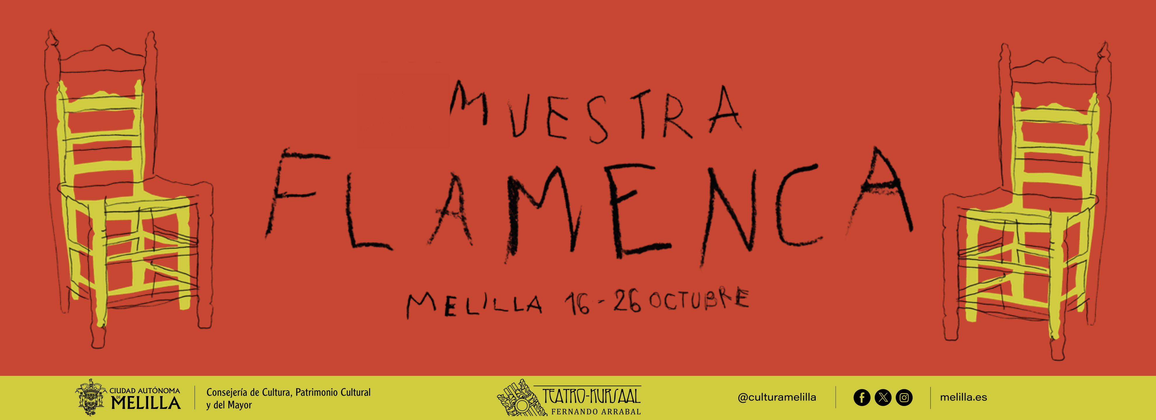 Cartel Muestra Flamenca - Melilla 2024