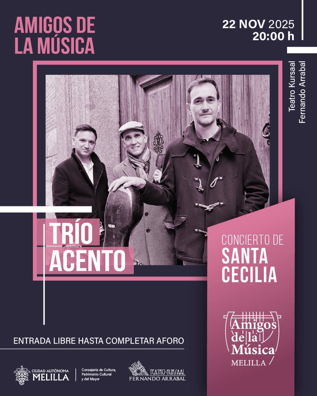 Cartel Amigos de la Msica - Tro Acento