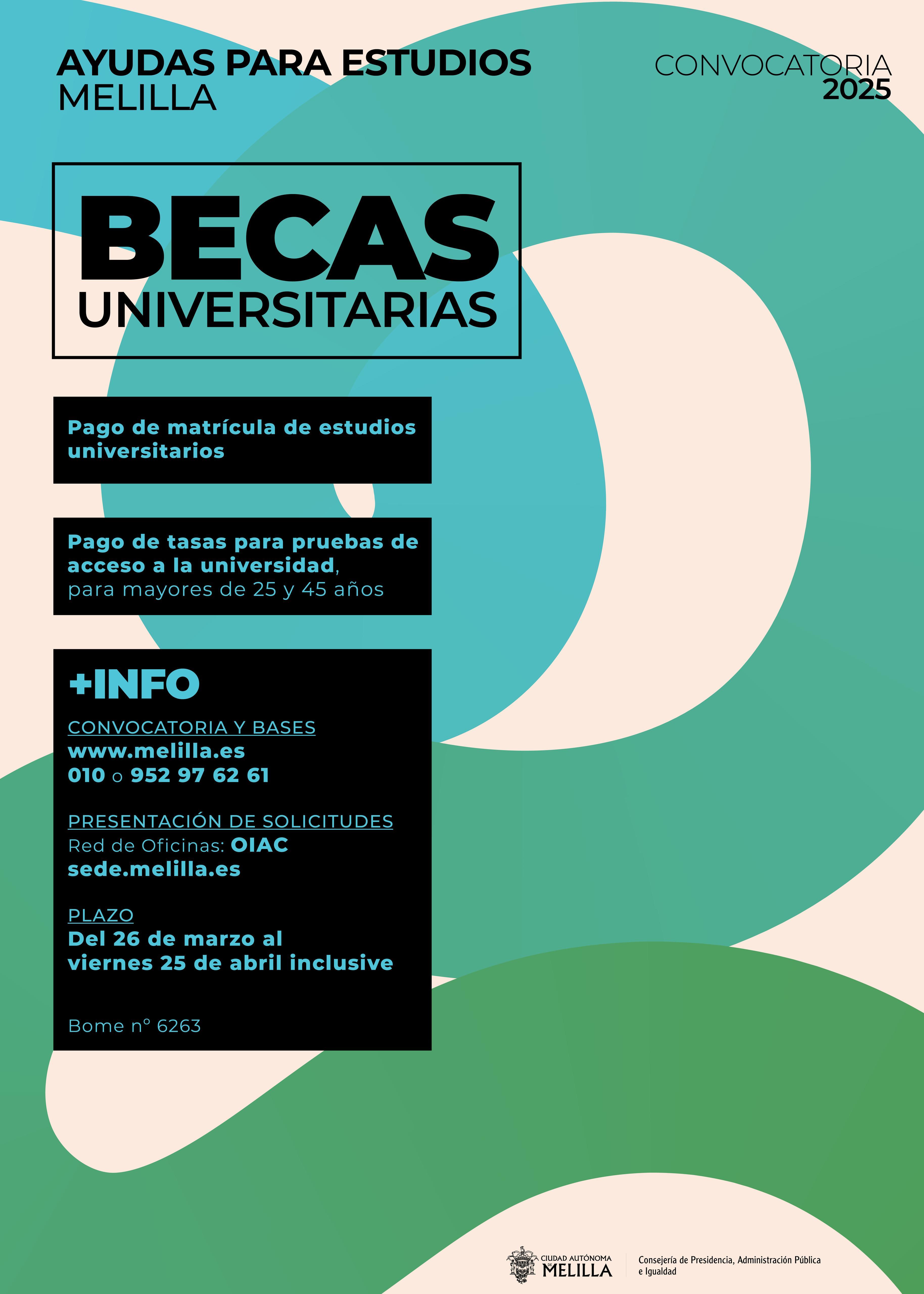 CARTEL BECAS UNIVERSITARIAS 2024-2025