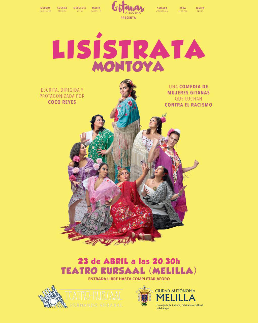 CARTEL Teatro Kursaal - Lis�strata Montoya