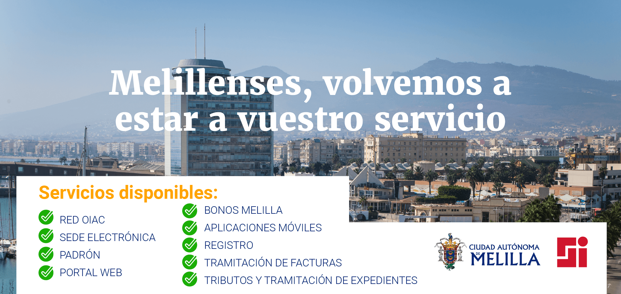Cartel Melillenses, volvemos a estar a vuestro servicio