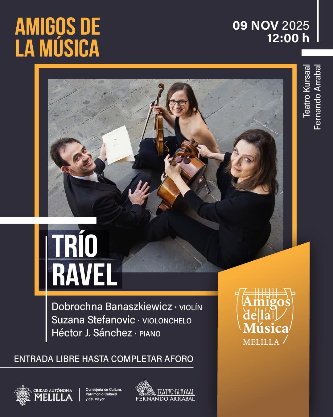 CARTEL Amigos de la Msica - Tro Ravel