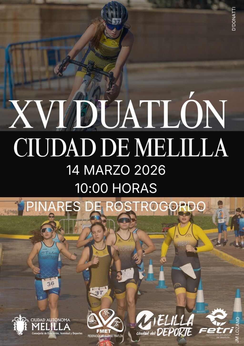 CARTEL XVI Duatl�n Ciudad de Melilla