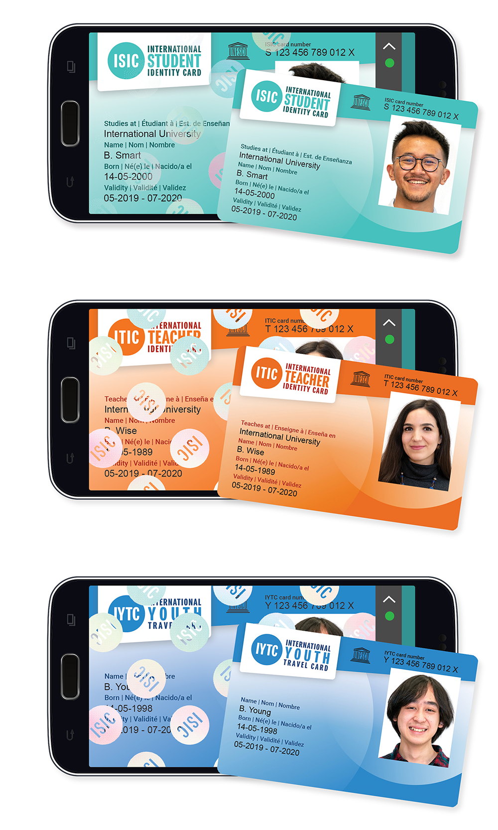 Cartel carnet joven europeo