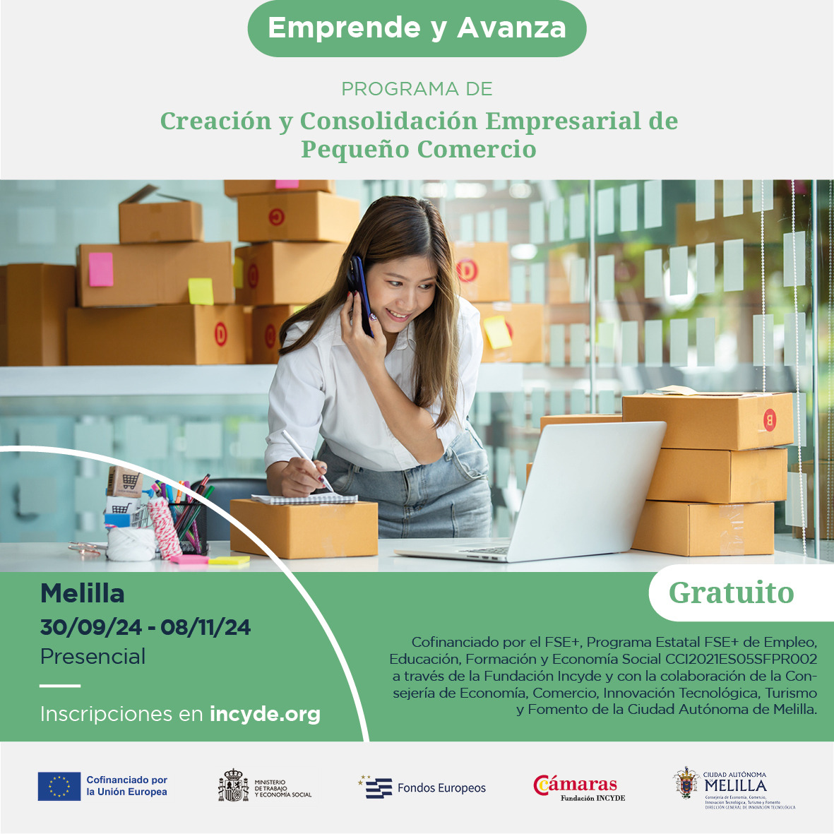 Cartel Emprende y Avanza: Creacin y Consolidacin empresarial de pequeo comercio