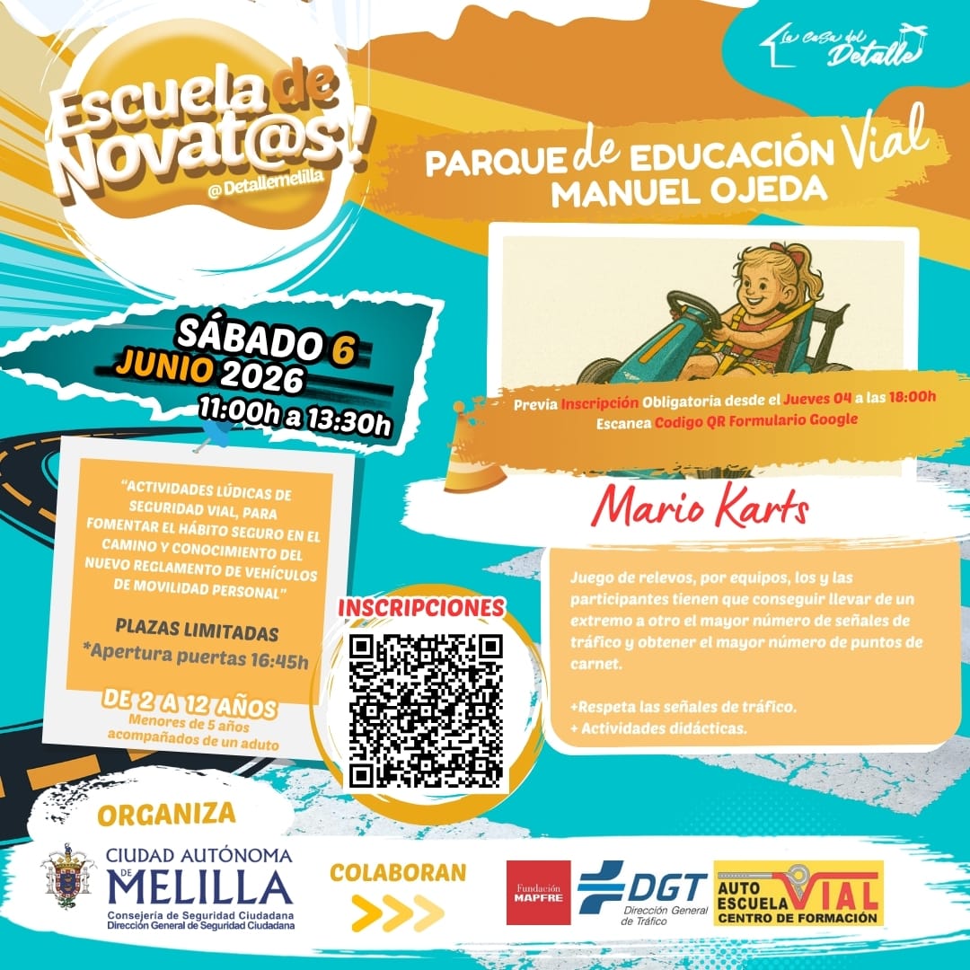 Cartel �Escuela de Novat@s! - s�bado 6 de junio de 2026