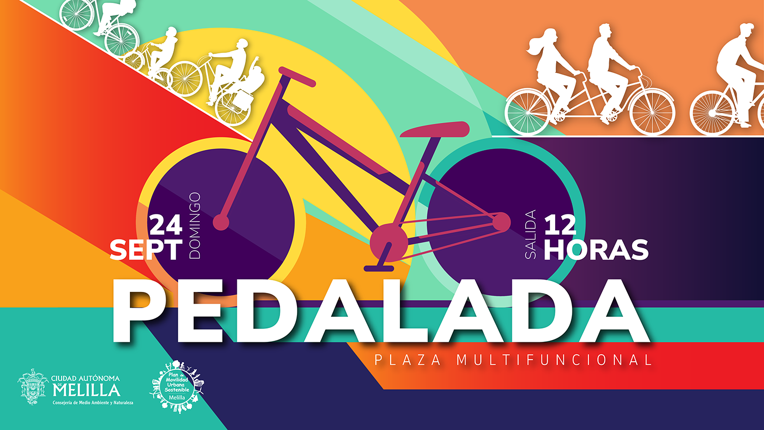 Cartel Pedalada 24 de septiembre de 2023