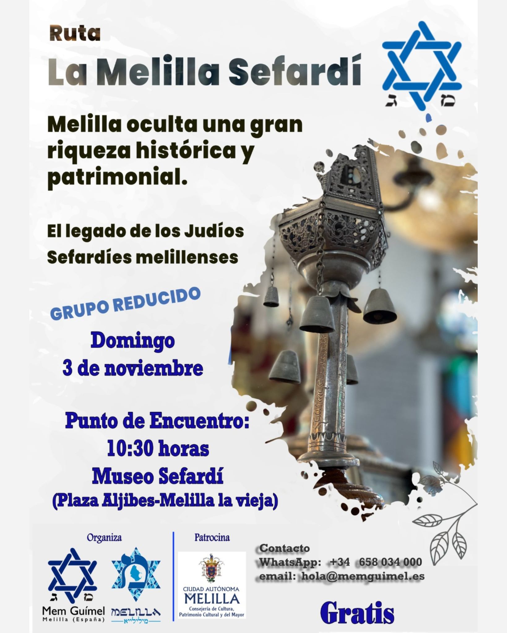 CARTEL Ruta La Melilla Sefard