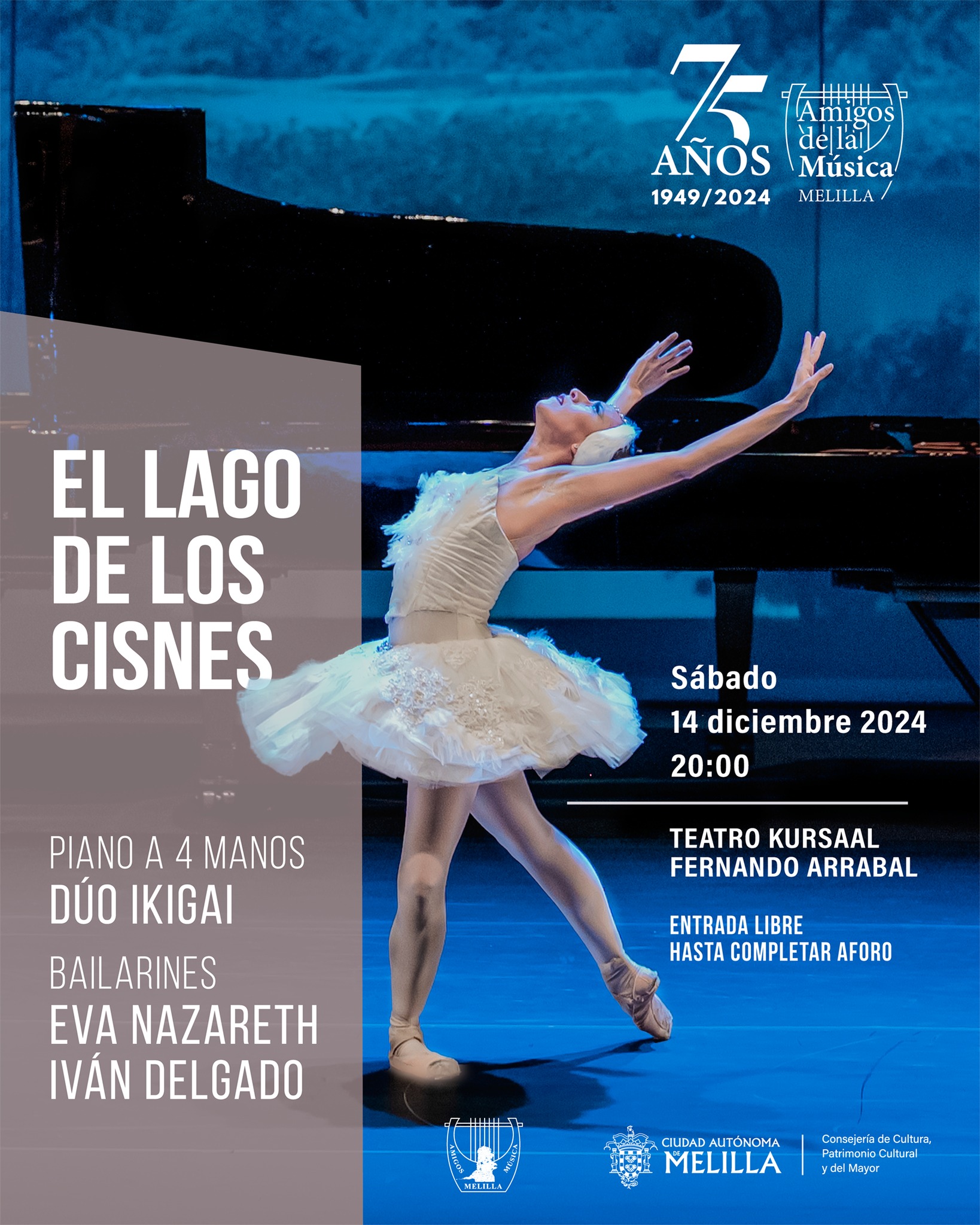 CARTEL Amigos de la Msica - El Lago de los Cisnes