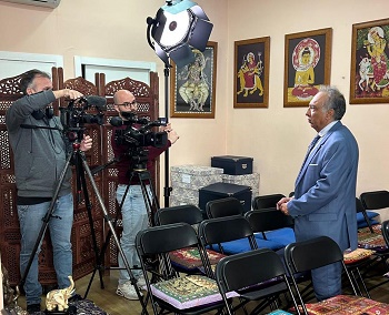 RADIO TELEVISIN ITALIANA GRABA UN REPORTAJE EN MELILLA PARA SU PROGRAMA 'MEDITERRNEO'