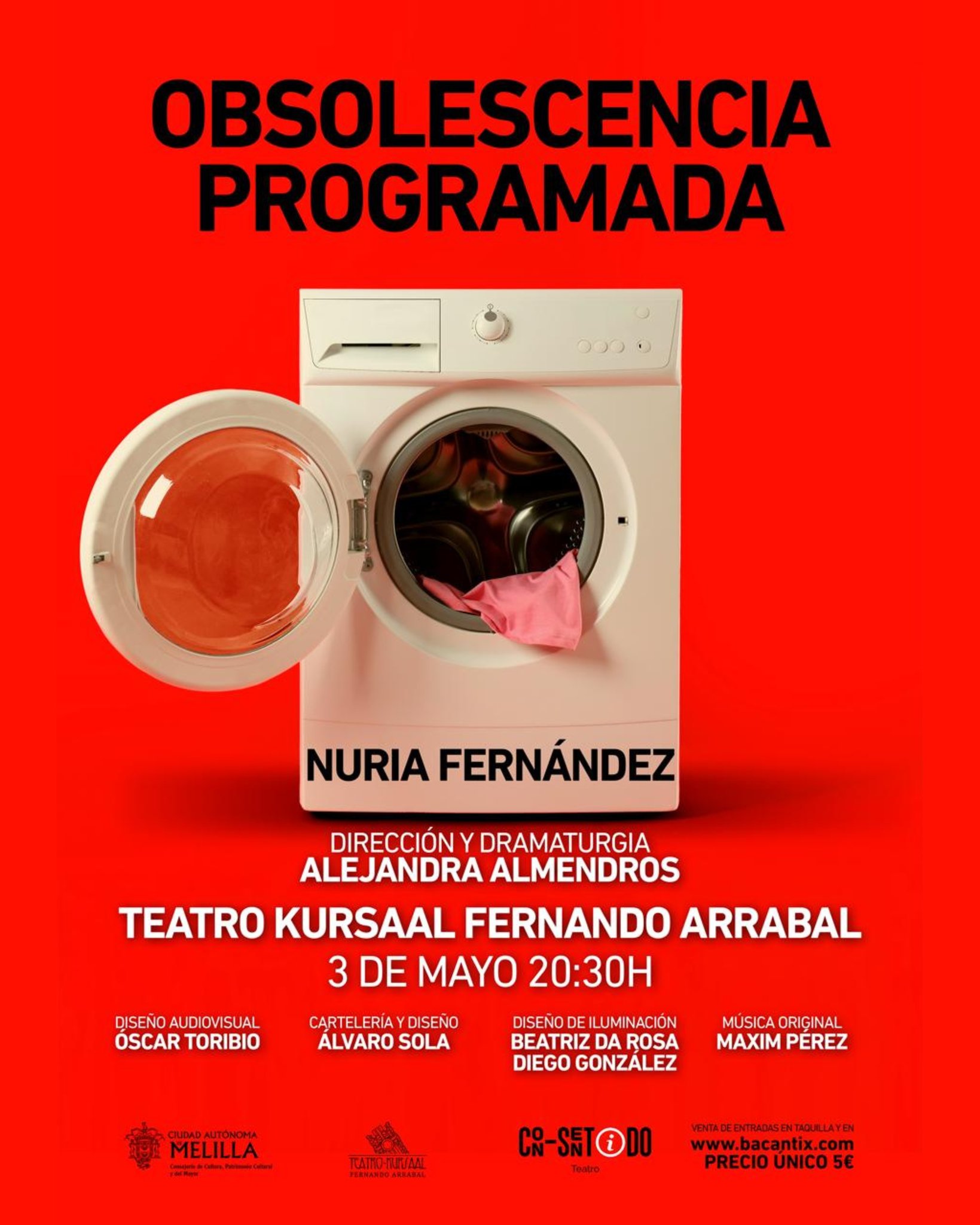 Cartel Teatro Kursaal - Obsolescencia programada