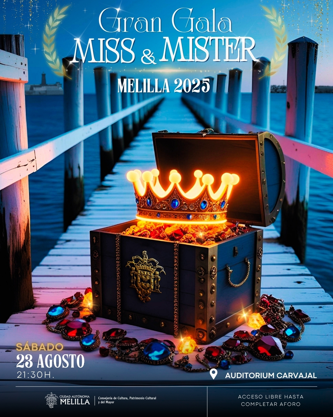 CARTEL Gala Miss y Mster Melilla 2025