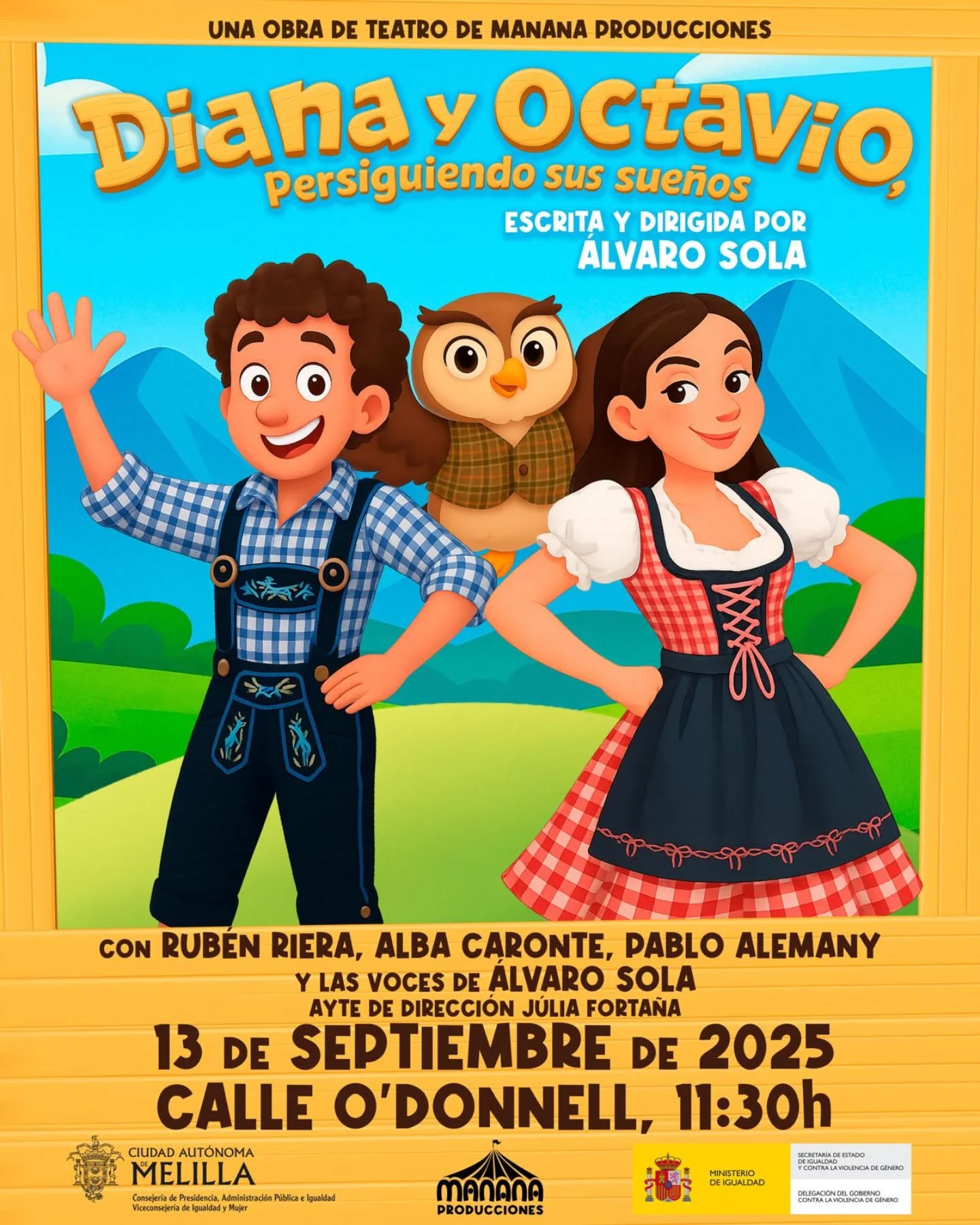 CARTEL Teatro - Diana y Octavio, persiguiendo sus sueos